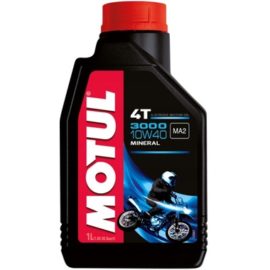 Моторное масло для мотоциклов 3000 4T SAE 10W40 1 л MOTUL 107672