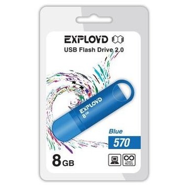 USB флэш-накопитель EXPLOYD 8GB-570-синий