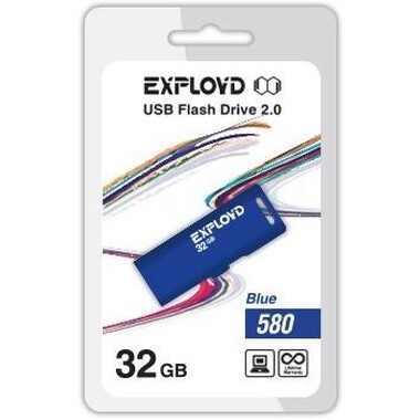 USB флэш-накопитель EXPLOYD 32GB-580-синий