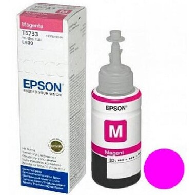 Картридж EPSON C13T67334A пурпурный для L800 (1800стр.)