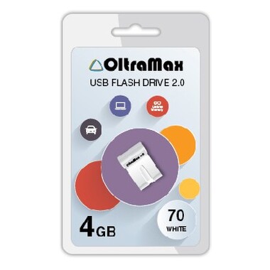 USB флэш-накопитель OLTRAMAX OM-4GB-70-белый o-1106954