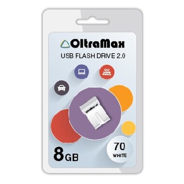 USB флэш-накопитель OLTRAMAX OM-8GB-70-белый o-1106956