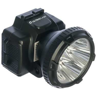 Налобный аккумуляторный фонарь Ultraflash LED5365220B, черный, 5 LED, 2 режима 11648