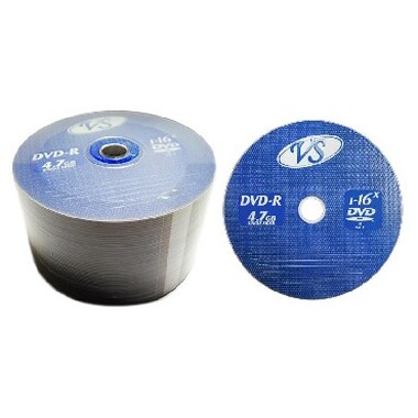 Оптический диск VS DVD-R 4.7GB 16x BULK (50) o-119007