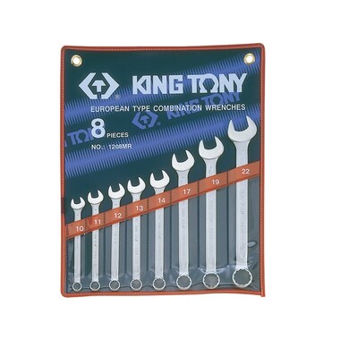 Набор комбинированных ключей KING TONY 10-22 мм 8 предметов 1208MR