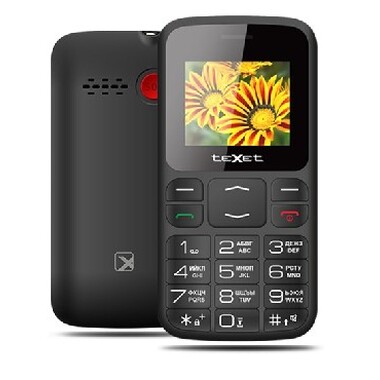 Мобильный телефон TEXET TM-B208 BLACK (2 SIM)