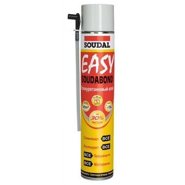 Полиуретановый клей в аэрозоле SOUDAL Easy Soudabond 121621