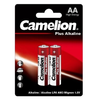 Батарейка CAMELION LR 6 Plus Alkaline BL-2 (LR6-BP2, батарейка,1.5В) o-1222712