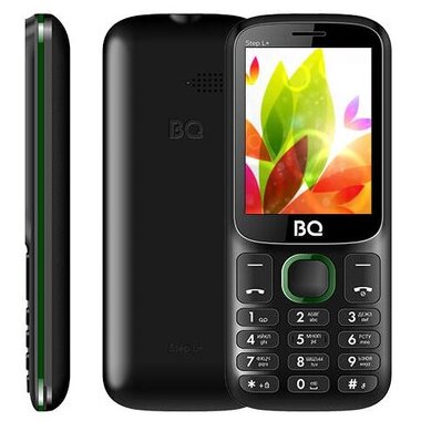 Мобильный телефон BQ 2440 Step L+ Black-Green