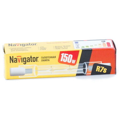 Галогенная лампа Navigator 94 218 J78мм 150W R7s 230V 2000h 4607136942189 128333