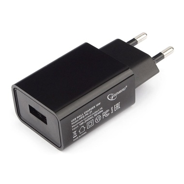 Зарядное устройство Gembird Cablexpert 1xUSB 1A Black MP3A-PC-21 P712336