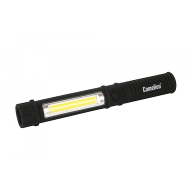 Фонарь-ручка Сamelion LED51521, COB LED+1W LED, 3XR03, пластик, магнит, клипса, блистер 13361 CAMELION