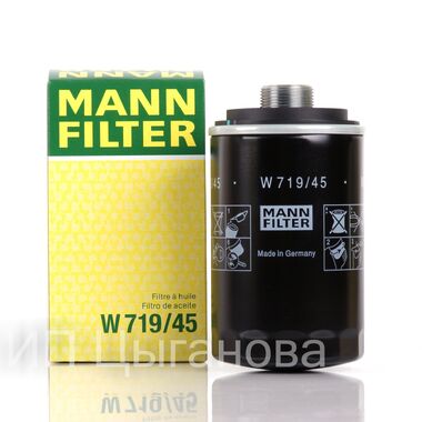 Фильтр масляный MANN W 719/45 MANN-FILTER W71945