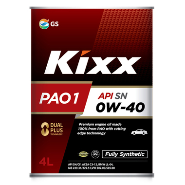 Kixx pao 0W-40 Масло моторное, Синтетическое, 4 л L208444TE1