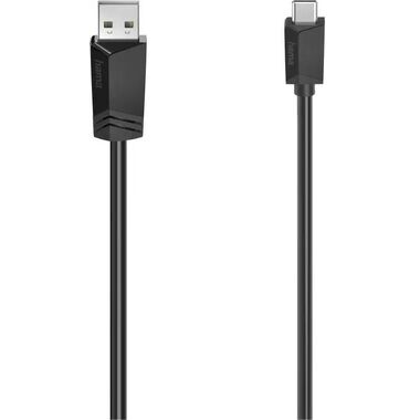 Кабель USB2.0 HAMA H-200632,  USB Type-C (прямой) -  USB A(m) (прямой),  1.5м 00200632