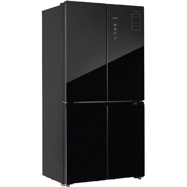 Холодильник двухкамерный No Frost, TESLER RCD-545I Black glass