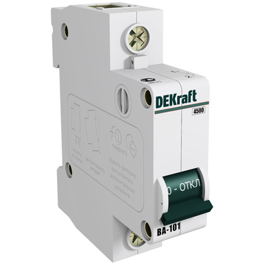 Автоматический выключатель DEKraft ВА101-1P-016A-B 11006DEK 152493