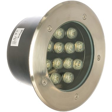 Тротуарный светильник FERON SP4114, 12LED теплый белый, 12W, 180хH90mm, IP67 32021