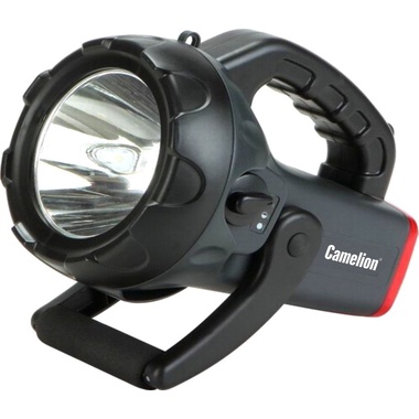 Аккумуляторный фонарь Camelion 2931R2 220В/12В, карбон, 10W CREE LED, 4В 4Ач, пластик, коробка 11459