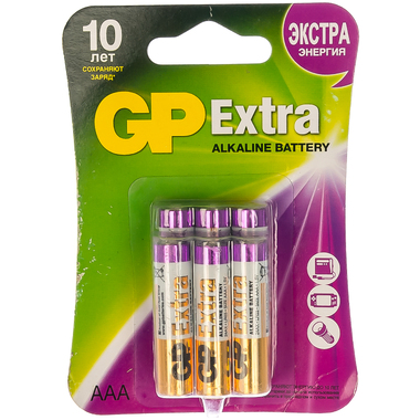 Алкалиновые батарейки GP AАA 6 шт Extra Alkaline 24А 24AX-2CR6 Extra