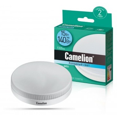 Светодиодная лампа Camelion LED15-GX53/845/GX53 15Вт 220В 13647