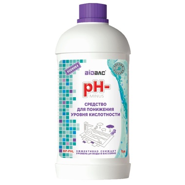Средство для понижения уровня кислотности БиоБак pH- МИНУС жидкий BP-PHL