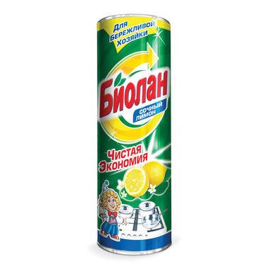 Чистящее средство БИОЛАН 400 г Сочный лимон порошок 31-6 601650