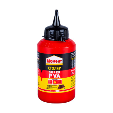 Клей ПВА Момент Столяр Super PVA, 250 г HENKEL 1568047