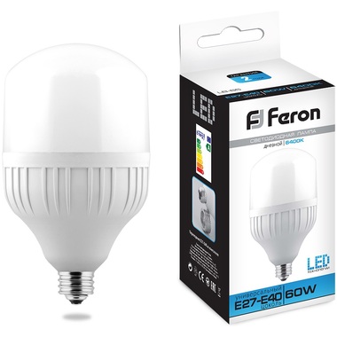 Светодиодная лампа 60W 230V E40 6400K Feron LB-65 25782