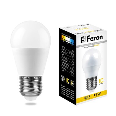 Светодиодная лампа FERON 11W 230V E27 2700K, LB-750 25949