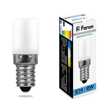 Светодиодная лампа FERON 2W 230V E14 6400K, LB-10 25988