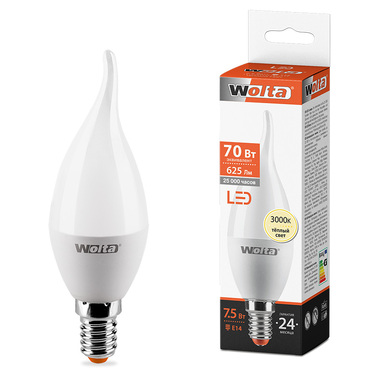 Лампа WOLTA LED 25YCD7.5E14