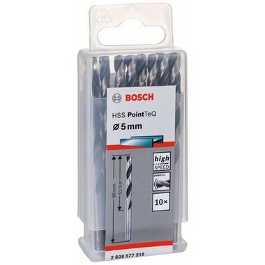 Спиральное сверло HSS PointTeQ 5.0 Bosch 2608577218