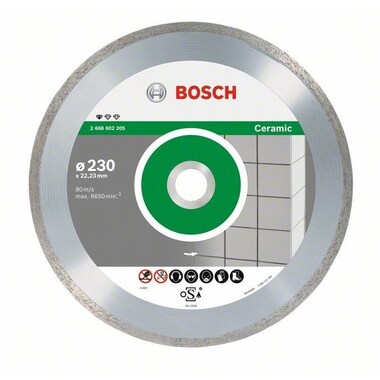 Алмазный диск Standard for Ceramic (230х22.2 мм; 10 шт.) Bosch 2608603234