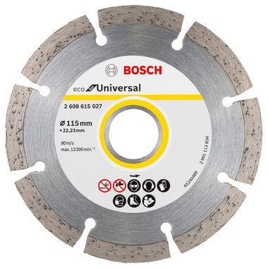 Диск алмазный ECO Universal (115х22.2 мм) Bosch 2608615027