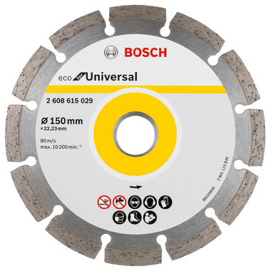 Диск алмазный ECO Universal (150х22.2 мм) Bosch 2608615029