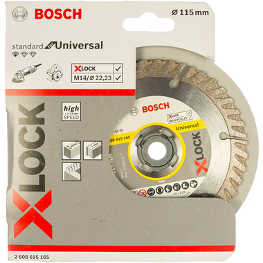 Диск алмазный Standard for Universal X-LOCK (115х22.2 мм) Bosch 2608615165