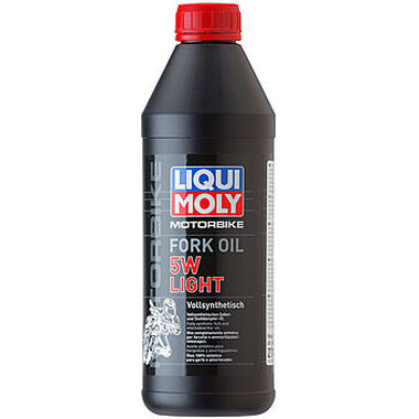 Синтетическое масло для вилок и амортизаторов LIQUI MOLY Motorbike Fork Oil Light 5W 1л 2716