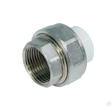 Муфта полипропиленовая разъемная PP-R 20 мм x 1/2" ВР белая VALFEX (10155015)