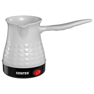 Электрическая турка Centek белый 200 мл, 1000 Вт CT-1097 White CT-1097 WHITE