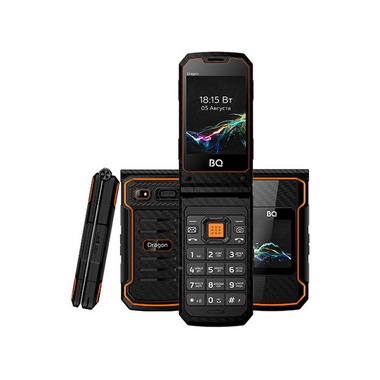 Мобильный телефон BQ 2822 Dragon Black-Orange