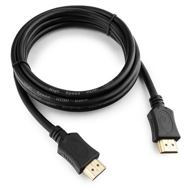 Кабель Cablexpert HDMI 1.8м, v1.4, 19M/19M, серия Light, черный, экран, пакет CC-HDMI4L-6