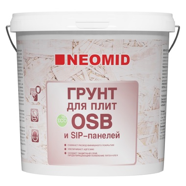 Краска для плит OSB Neomid 7 кг для внутренних и наружных работ Н-КраскаOSB-7 НКраскаOSB7