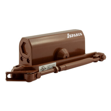 Доводчик ISPARUS ISP 430 от 50 до 110 кг, морозостойкий, коричневый 16819