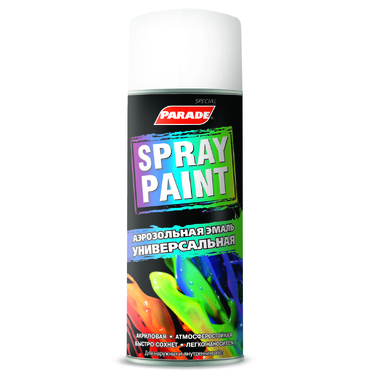 Аэрозольная эмаль PARADE SPRAY PAINT 1007 Белый мат. Лк-00001265