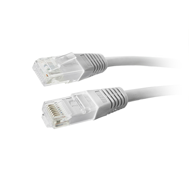 Патч-корд TWT RJ45-RJ45, 4 пары, UTP, категория 6, 3 м, серый, 45-45-3.0/6-GY