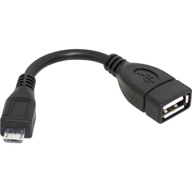 Переходник Defender USB OTG microUSBM-USBF, 8см 87300