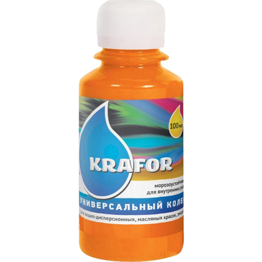 Универсальный колер Krafor №26 апельсин 0.1 л 6 шт. 32170