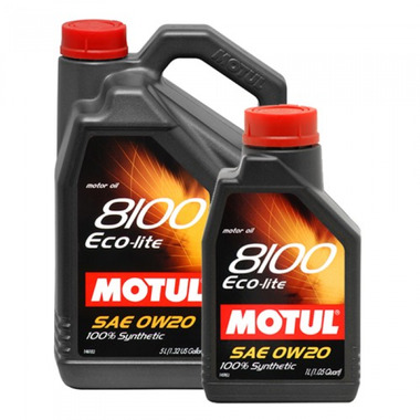 Масло моторное MOTUL 8100 Eco-Lite 0W20 API SN/CF синт. 5л 104983/108536