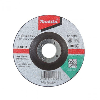 Отрезной диск по камню Makita С30Т 115х3х22,23 B-14473